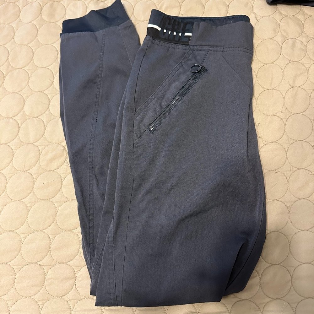 Barco Dark Grey Jogger Scrub Bottoms - Size Small